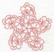 Picture of Floral Blossoms Machine Embroidery Design