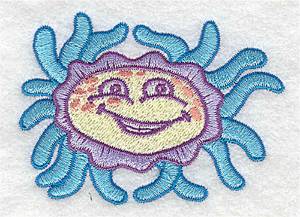 Picture of Humorous Germs Machine Embroidery Design