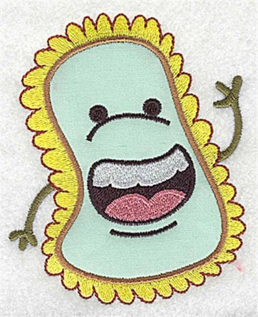 Picture of Boo To Germs Applique Machine Embroidery Design