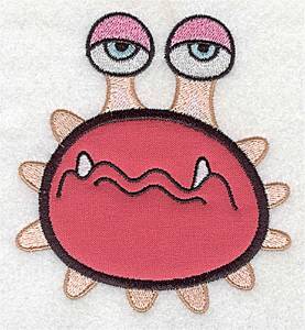 Picture of Bacteria Germ Applique Machine Embroidery Design