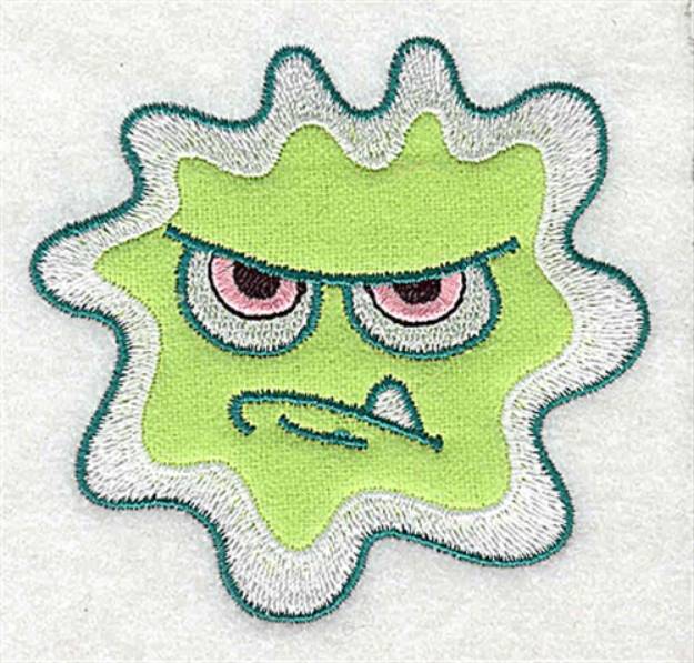 Picture of Germs Are Fun Applique Machine Embroidery Design