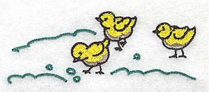 Picture of Chicks Machine Embroidery Design