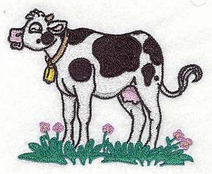 Picture of Happy Cow Machine Embroidery Design