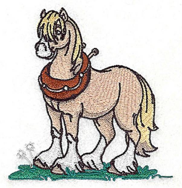 Picture of Ready To Ride Horse Machine Embroidery Design