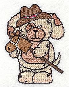 Picture of Pudgy Puppy With Toy Machine Embroidery Design