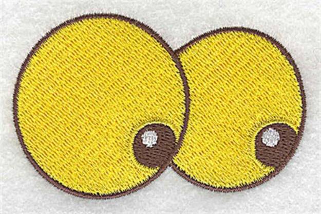 Picture of Googly Eyes Machine Embroidery Design