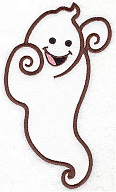 Picture of Ghost Applique Machine Embroidery Design