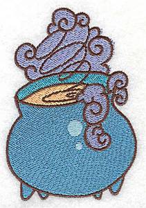Picture of Witchs Cauldron Machine Embroidery Design