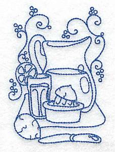 Picture of Pitcher Of Lemonade Machine Embroidery Design