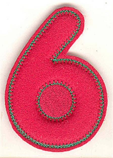 Picture of Puffy Felt 6 Machine Embroidery Design