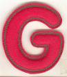 Picture of Puffy Felt G Machine Embroidery Design