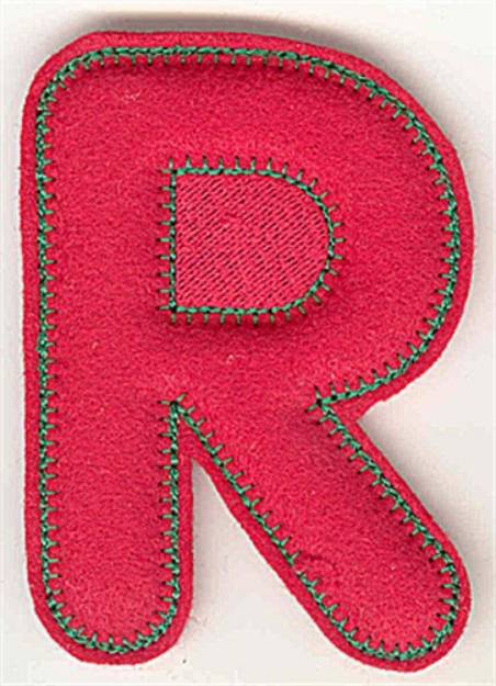 Picture of Puffy Felt R Machine Embroidery Design