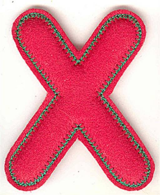 Picture of Puffy Felt X Machine Embroidery Design