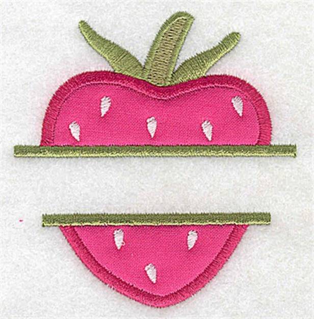 Picture of Strawberry Applique Machine Embroidery Design