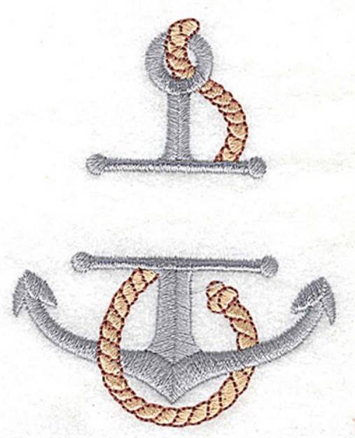 Picture of Anchor Frame Machine Embroidery Design