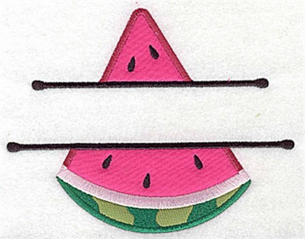 Picture of Watermelon Double Applique Machine Embroidery Design