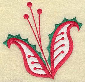 Picture of Christmas Paisley design I Machine Embroidery Design