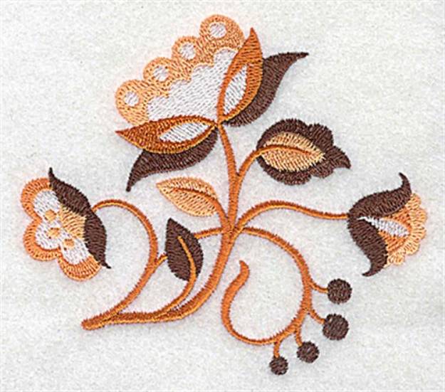 Picture of Jacobean Bouquet Machine Embroidery Design