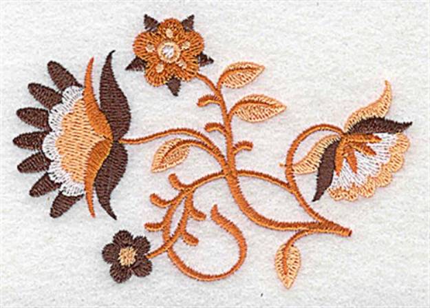 Picture of Jacobean Spray Machine Embroidery Design