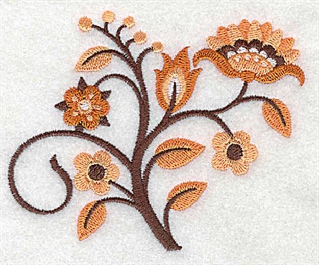 Picture of Flower Spray Machine Embroidery Design