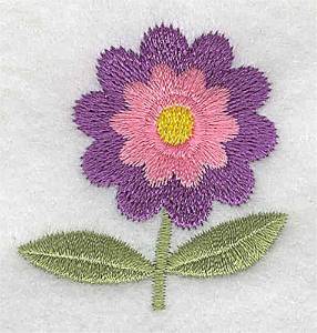 Picture of Floral Stem Machine Embroidery Design