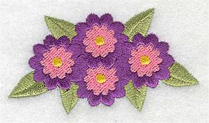 Picture of Floral Arrangement Machine Embroidery Design