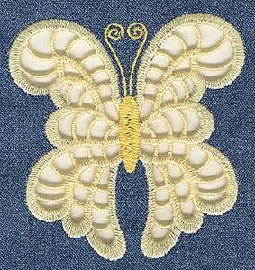 Picture of Bow Butterfly Cutwork Machine Embroidery Design