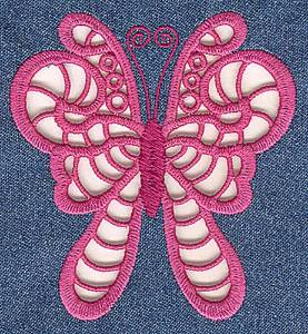 Picture of Moth Cutwork Machine Embroidery Design