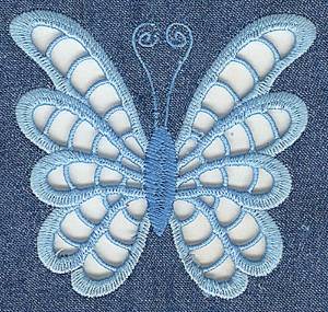 Picture of Baby Butterfly Cutwork Machine Embroidery Design
