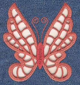 Picture of Cutwork Butterfly Machine Embroidery Design