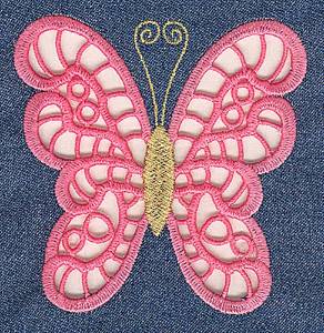 Picture of Two Color Cutwork Machine Embroidery Design