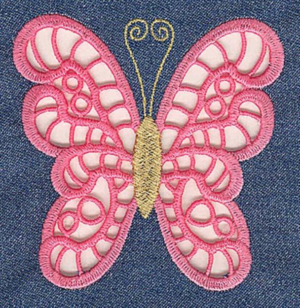 Picture of Two Color Cutwork Machine Embroidery Design