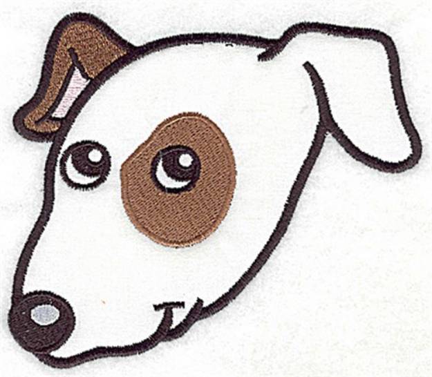 Picture of Terrier Face Machine Embroidery Design