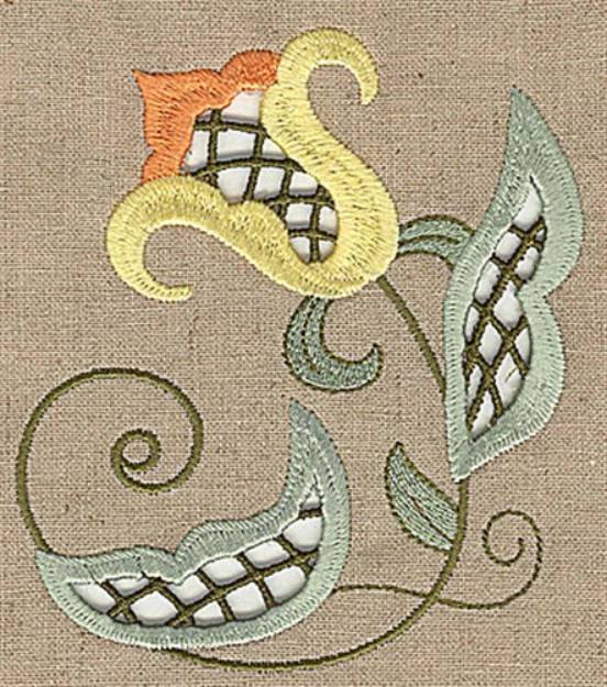 Picture of Cutwork Bud Machine Embroidery Design