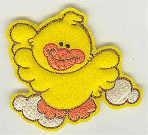 Picture of Feltie Duck Machine Embroidery Design