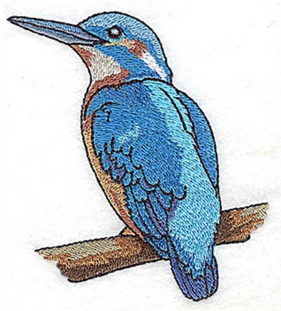 Picture of Silhouette Bird Machine Embroidery Design