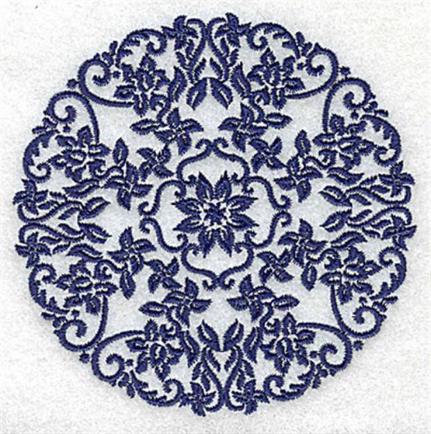 Picture of Flower Circle Machine Embroidery Design