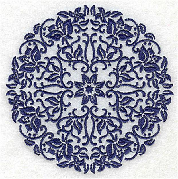 Picture of Beautiful Circle Machine Embroidery Design
