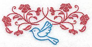 Picture of Bluebird & A Vine Machine Embroidery Design
