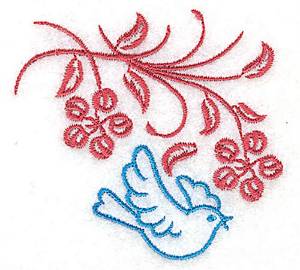 Picture of Sweet Little Bluebird Machine Embroidery Design
