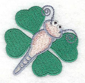 Picture of Shamrock Butterfly Machine Embroidery Design