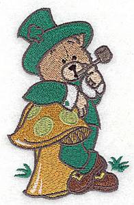 Picture of St. Patricks Bear Machine Embroidery Design