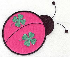 Picture of St. Patricks Ladybug Applique Machine Embroidery Design