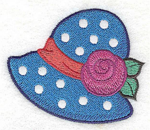 Picture of Ladies Hat Machine Embroidery Design