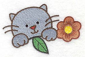 Picture of Sweet Kitten Machine Embroidery Design
