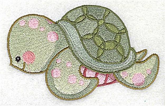 Picture of Turtle Friend Machine Embroidery Design