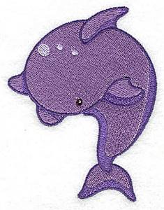 Picture of Dolphin Friend Machine Embroidery Design