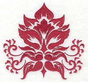Picture of One Color Floral Machine Embroidery Design