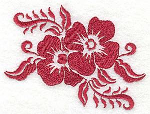Picture of Stencil Flower Duo Machine Embroidery Design