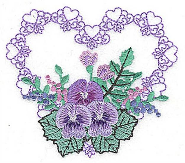 Picture of Heart Of Heart Machine Embroidery Design